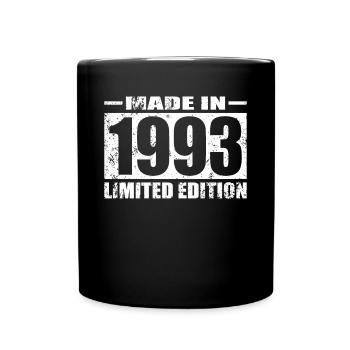 30e anniversaire Made in 1993 édition limitée - Mug uni - noir - Devant