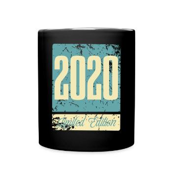 2020 Anniversaire de naissance Année de naissance - Mug uni - noir - Devant