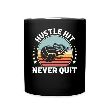Volley-ball - Mug uni - noir - Devant