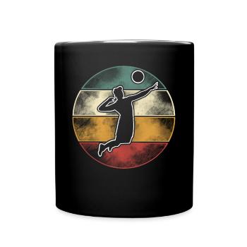 Volleyball - Full Colour Mug - black - Front