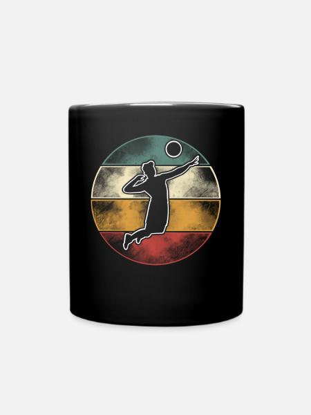 Volley-ball - Mug uni - noir