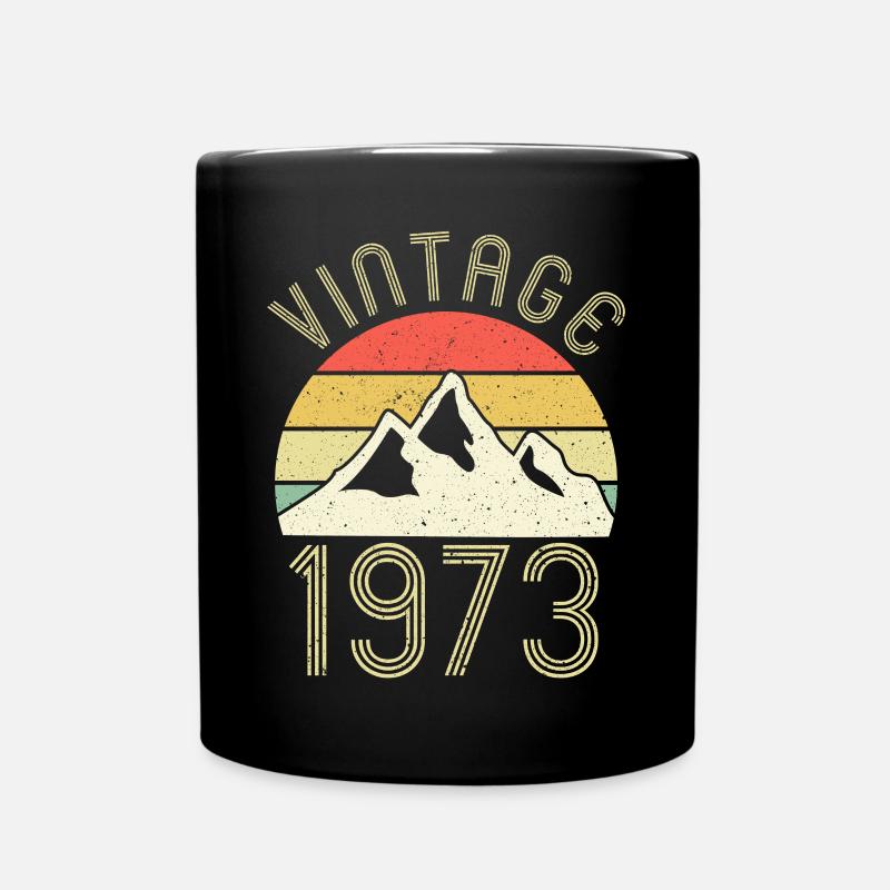 50e anniversaire cadeau randonneur alpiniste - Mug uni - noir