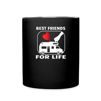 Camper Gift Idea Camping - Full Colour Mug - black - Front