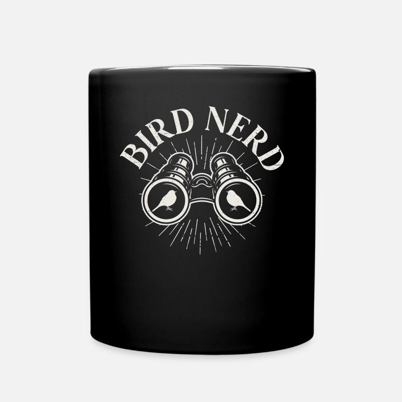 Bird Nerd - Tasse einfarbig - Schwarz