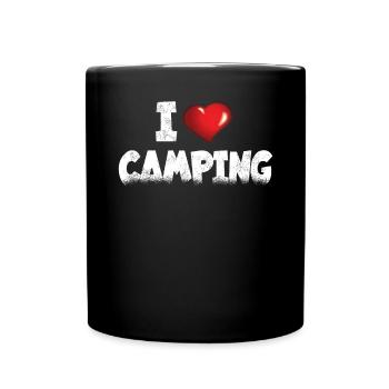 Camper Gift Idea Camping - Full Colour Mug - black - Front