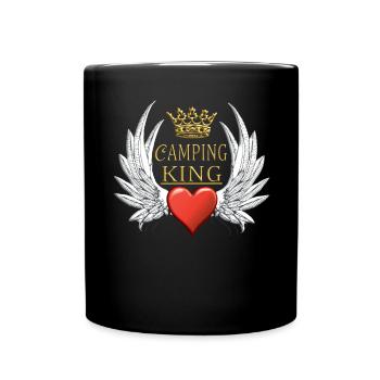 Camper Gift Idea Camping - Full Colour Mug - black - Front