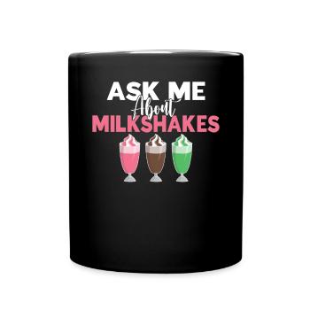 J’adore Milkshakes Milkshake Gift - Mug uni - noir - Devant