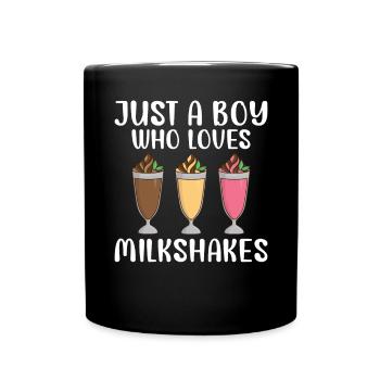 J’adore Milkshakes Milkshake Gift - Mug uni - noir - Devant