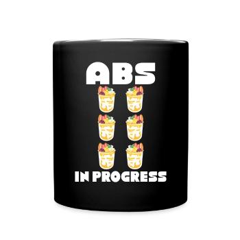 Ich liebe Milchshakes Milchshake Geschenk - Tasse einfarbig - Schwarz - Vorne