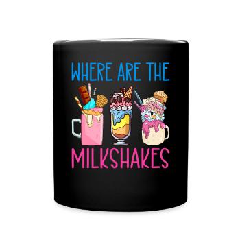 J’adore Milkshakes Milkshake Gift - Mug uni - noir - Devant