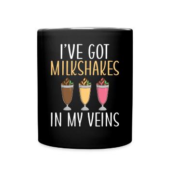 J’adore Milkshakes Milkshake Gift - Mug uni - noir - Devant