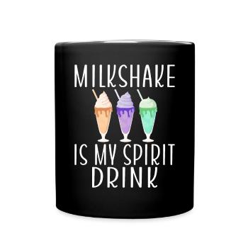 J’adore Milkshakes Milkshake Gift - Mug uni - noir - Devant