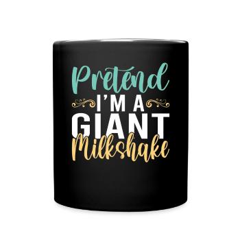 J’adore Milkshakes Milkshake Gift - Mug uni - noir - Devant