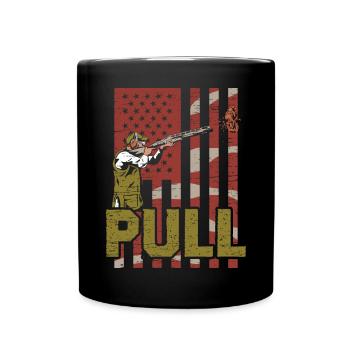 Clay Pigeon Shooting & Funny Sport Shooter Clay Pigeons - Mug uni - noir - Devant