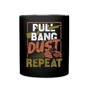 Clay Pigeon Shooting & Funny Sport Shooter Clay Pigeons - Mug uni - noir - Devant