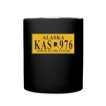 Alaska Tshirt Hommes Femmes Enfants USA Pôle Nord - Mug uni - noir - Devant
