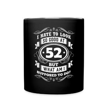 1978 Birthday Party Old year of construction November - Full Colour Mug - black - Front