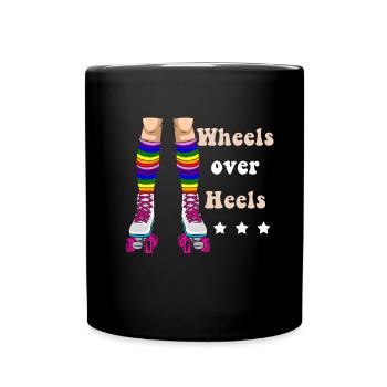 Patins à roulettes Patineurs à roues alignées Patins à roues alignées - Mug uni - noir - Devant