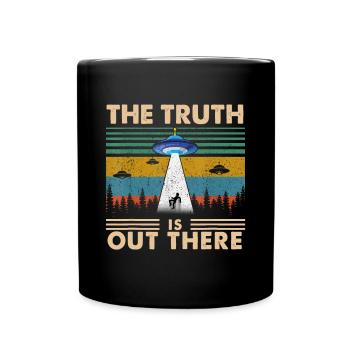 Die Wahrheit ist da draußen Storm Raid Area 51 Alien - Tasse einfarbig - Schwarz - Vorne