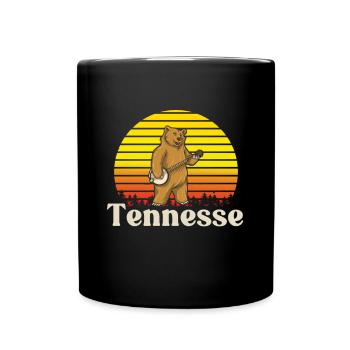 Banjo Shirts For Men Bluegrass Appalachia Folk - Full Colour Mug - black - Front