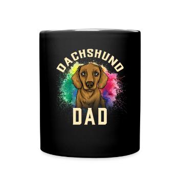 Teckel Cadeau Dixie Viennese Doxie Teckel - Mug uni - noir - Devant