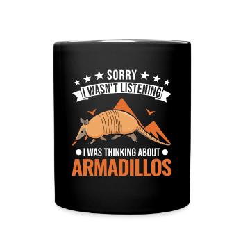 Armadillo Gift Armadillo - Full Colour Mug - black - Front