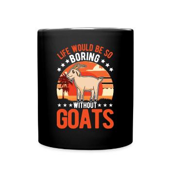 Chèvres Cadeau Chèvre Hôte Chèvre - Mug uni - noir - Devant