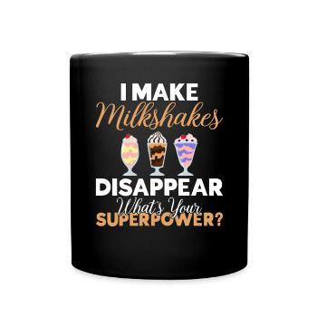 J’adore Milkshakes Milkshake Gift - Mug uni - noir - Devant