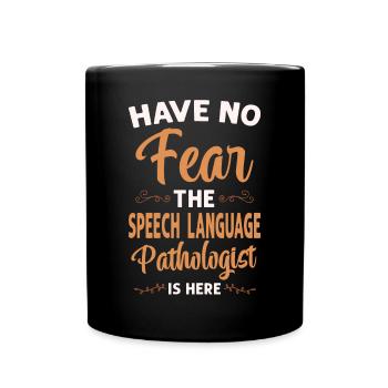 Speech Therapist Therapy Assistant - Tasse einfarbig - Schwarz - Vorne