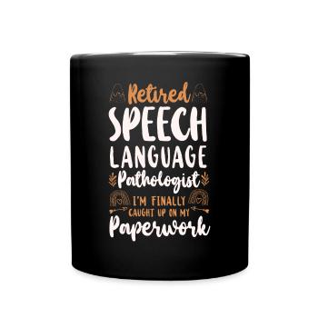 Speech Therapist Therapy Assistant - Full Colour Mug - black - Front