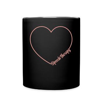 Speech Therapist Therapy Assistant - Full Colour Mug - black - Front