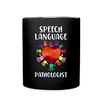 Speech Therapist Therapy Assistant - Tasse einfarbig - Schwarz - Vorne