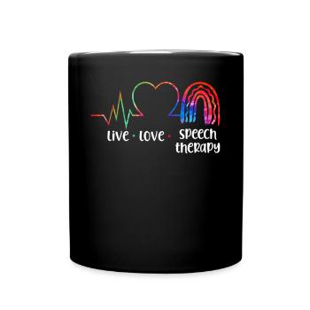 Assistant orthophoniste - Mug uni - noir - Devant