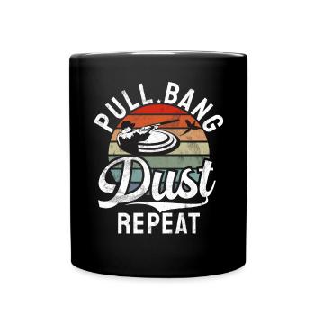 Clay Pigeon Shooting & Funny Sport Shooter Clay Pigeons - Mug uni - noir - Devant