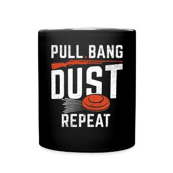 Clay Pigeon Shooting & Funny Sport Shooter Clay Pigeons - Mug uni - noir - Devant