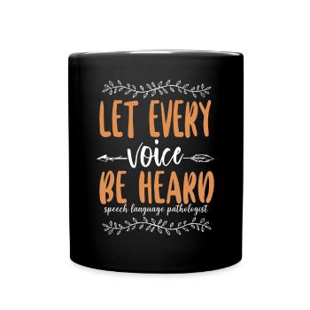 Speech Therapist Therapy Assistant - Tasse einfarbig - Schwarz - Vorne