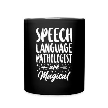 Speech Therapist Therapy Assistant - Tasse einfarbig - Schwarz - Vorne