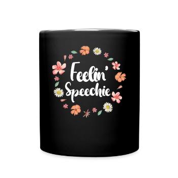 Speech Therapist Therapy Assistant - Full Colour Mug - black - Front