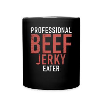 Beef Jerky Gift Beef Jerky Lover - Full Colour Mug - black - Front