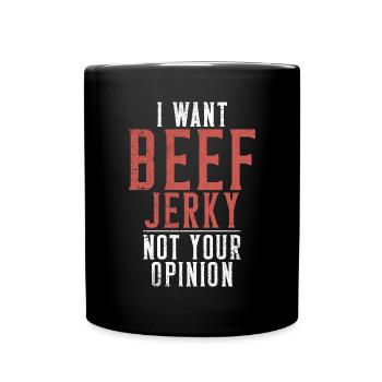 Beef Jerky Gift Beef Jerky Lover - Mug uni - noir - Devant