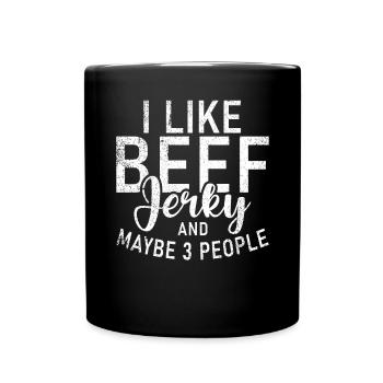 Beef Jerky Gift Beef Jerky Lover - Mug uni - noir - Devant