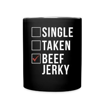 Beef Jerky Gift Beef Jerky Lover - Full Colour Mug - black - Front