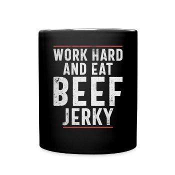 Beef Jerky Gift Beef Jerky Lover - Full Colour Mug - black - Front