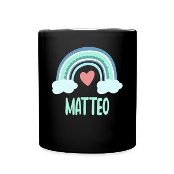 Matteo Nom Rainbow Baby - Mug uni - noir - Devant
