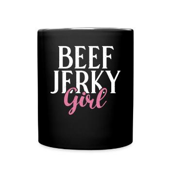 Beef Jerky Gift Beef Jerky Lover - Full Colour Mug - black - Front