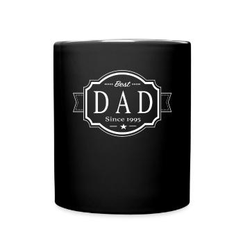 Best dad since 1995 - Full Colour Mug - black - Front