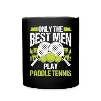 Joueur de paddle-tennis Match Seulement les meilleurs hommes - Mug uni - noir - Devant