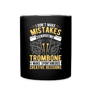 Trombone Creative Choices Tromboniste - Mug uni - noir - Devant