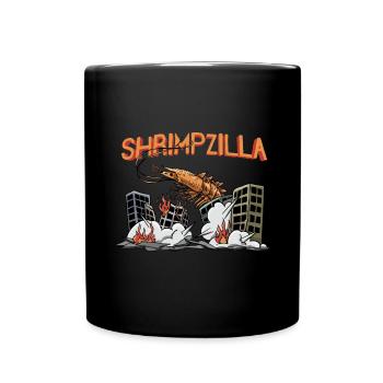 Shrimp Garnele Monster - Full Colour Mug - black - Front