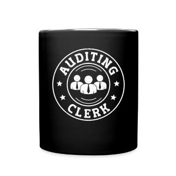 Administration Auditing Clerk - Full Colour Mug - black - Front